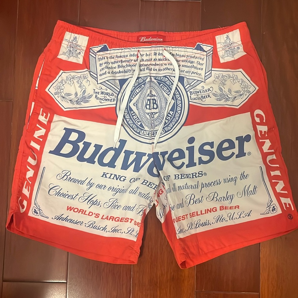 Pacsun-Budweiser Bathing Suit Shorts